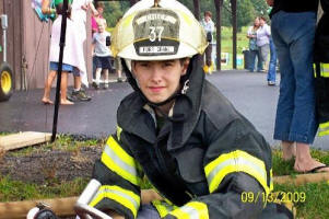 Tyler A. Woods - Honorary Member of the Port Crane Fire Department, in Port Crane, NY